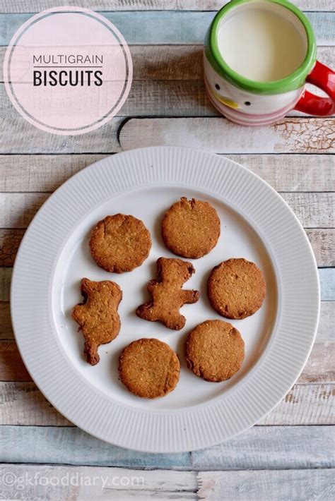 Multigrain Atta Cookies Recipe for Toddlers and Kids| Multigrain Biscuits