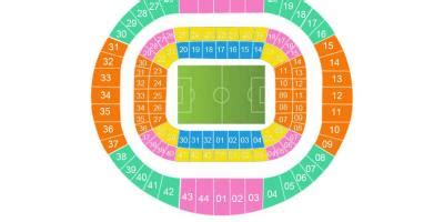 Benfica stadium map - Map of benfica stadium (Portugal)