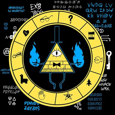 "Gravity Falls - Bill Cipher Zodiac" Stickers by TheMungoman | Redbubble