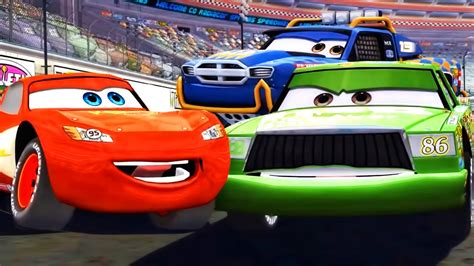 Cars Race O Rama - Lightning McQueen VS Chick Hicks (Wii) - Gameplay - YouTube