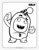 Oddbods Newt Coloring Pages sketch template
