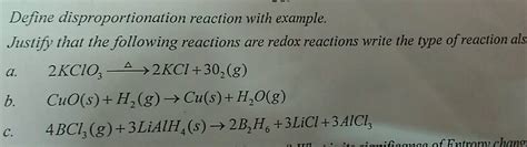 From the given reactions which is a redox reaction?