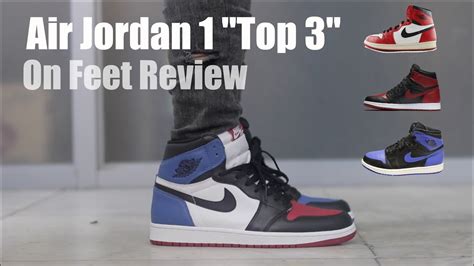 Air Jordan 1 Top 3 On Feet - YouTube