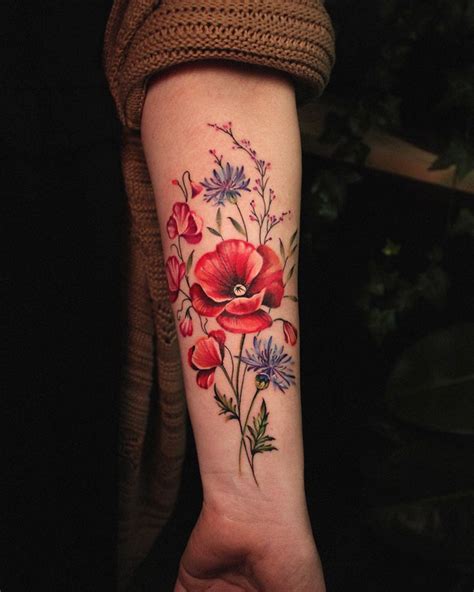 62 Stunning Poppy Flower Tattoo Ideas To Rock In 2024