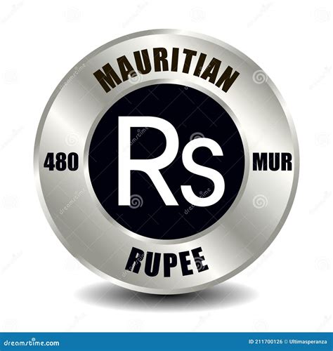 Mauritian rupee MUR stock vector. Illustration of cash - 211700126