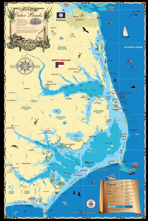 Printable Outer Banks Map