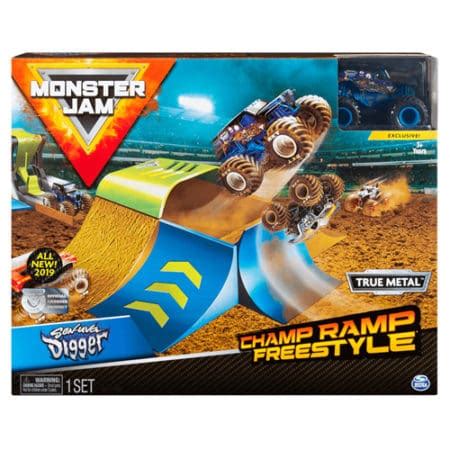 Monster Jam 1:64 Basic Stunt Playset - Champ Ramp | Toys | Toy Street UK