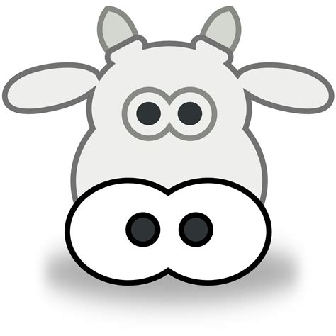 Cow Face Cartoon - Cliparts.co