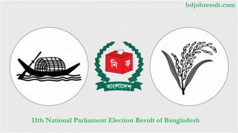 11th National Parliament Election Result of Bangladesh - BD Job Result