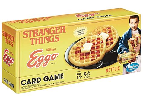 Stranger Things Kelloggs Eggo Card Game Hasbro - ToyWiz