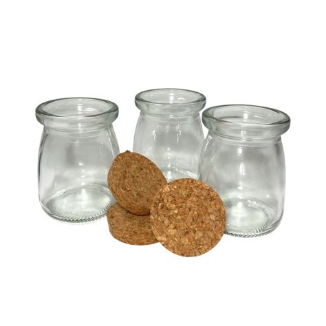 Glass Jars With Corks 4 Fl Oz Clear Empty Storage Bottles With - Etsy