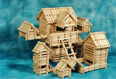 Wood Building Toy, 344 piece hardwood block set, educational toy, children's construction toy