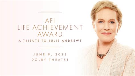 New Date Set for AFI Life Achievement Award Tribute to Julie Andrews ...