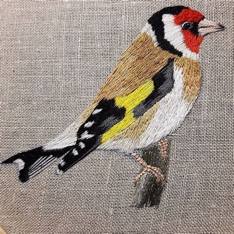 Image result for embroidered goldfinch | Stumpwork | Pinterest ...