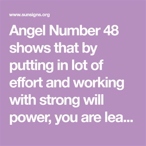 48 Angel Number | Angel Number