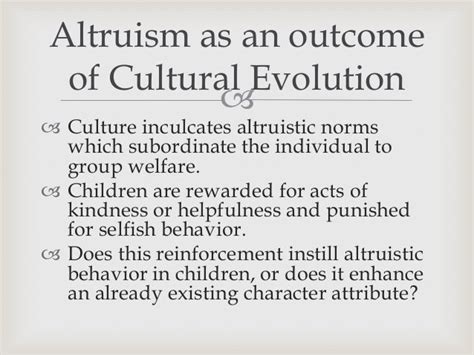 Human Altruism and Cooperation