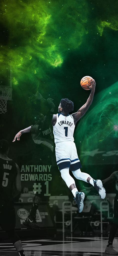 Minnesota Timberwolves NBA Basketball, Anthony Edwards HD phone ...