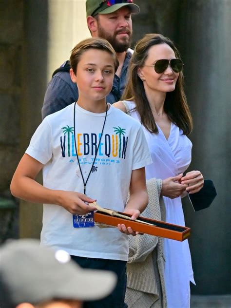 Angelina Jolie and son Knox on day out amid legal row with Brad Pitt ...