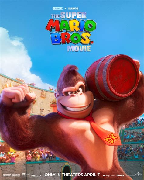 The Super Mario Bros. Movie | Donkey Kong | Character Poster - Super ...