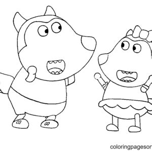 Wolfoo Coloring Pages Printable for Free Download