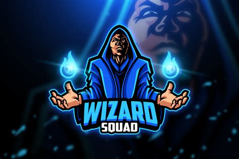 Wizard - Mascot & Esport Logo ~ Logo Templates ~ Creative Market