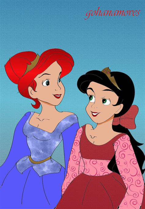 ariel and melody together 2 by gohana on DeviantArt