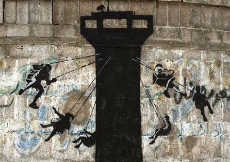 Banksy Secretly Gets Into Gaza To Create Controversial Street Art | DeMilked