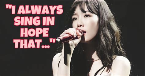 Girls' Generation's Taeyeon Reveals Her Method To Singing With Powerful Emotions - Koreaboo