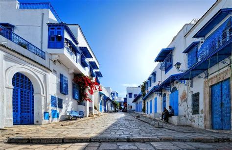 Top Colorful Cities of The World - Born To Vacation | Sidi bou said, Tunisia, Beautiful places ...