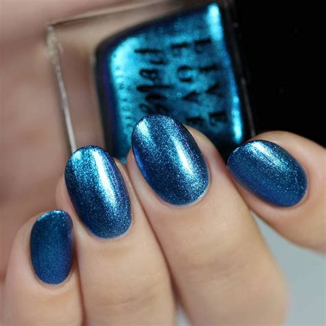 Live Love Polish in Indigo | Metallic Blue Nail Polish #Marrakesh Trio | Metallic blue nails ...