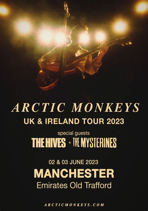 Arctic Monkeys - Manchester Old Trafford 2023 Tour Poster Print