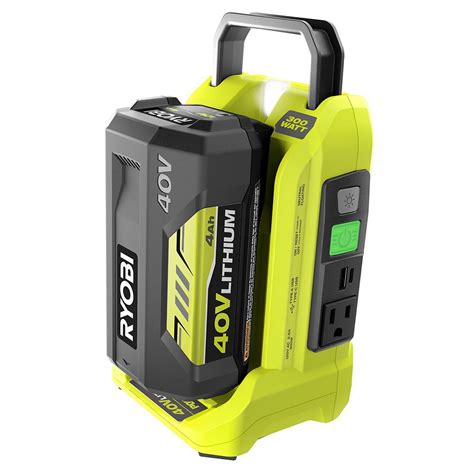 RYOBI 300-Watt Powered Inverter for 40-Volt Battery