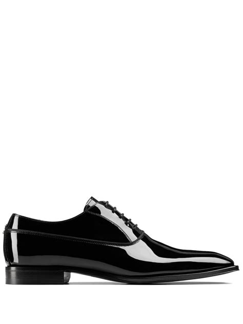 Jimmy Choo Foxley Patent Leather Oxford Shoes - Farfetch