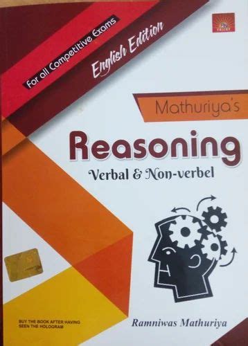 Reasoning English Edition Book at Rs 320/piece | Competition Books in Jaipur | ID: 15488324712