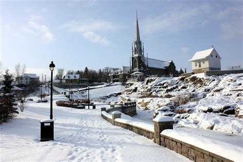 Home Of The Flood Photography Chicoutimi Winter-20 Inch By 30 Inch Laminated Poster With Bright ...