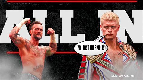 Cody Rhodes: CM Punk lost the spirit of 'All In' in AEW