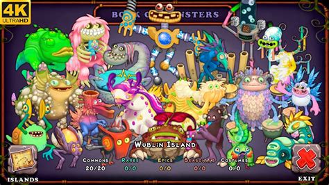 Wublin Island - All Monster Sounds and Animations (My Singing Monsters ...