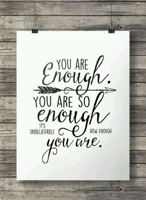 You Are Enough. You Are so Enough. It's Unbelievable How Enough You Are Modern Calligraphy Print ...