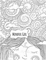 Mindfulness Coloring Book Pages sketch template