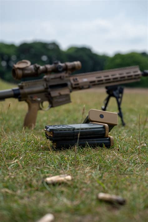 DVIDS - Images - Advancing capabilities: Lakenheath combat arms experts certify on M110A1 sniper ...