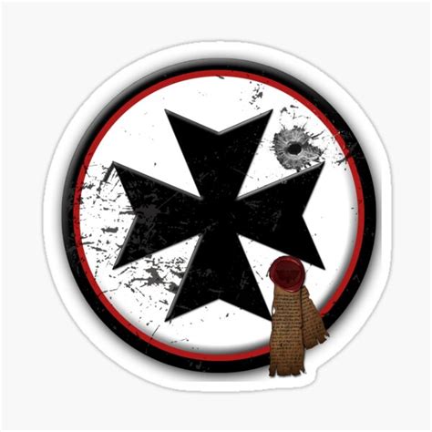 "Black Templars Symbol " Sticker for Sale by SkeletonCloset | Redbubble