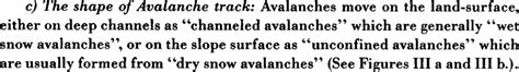 Avalanche types according to sliding surface. | Download Scientific Diagram