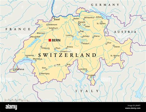 switzerland on world map