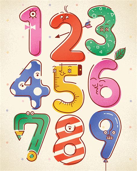 58 Beautiful Numerical Typography Designs – Bashooka | Numbers typography, Graphic design ...