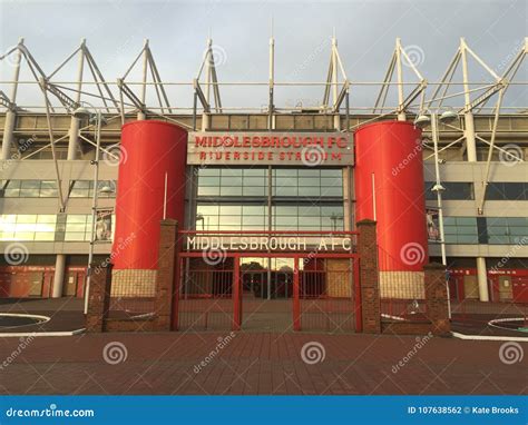 Middlesbrough Riverside Stadium Editorial Photography - Image of tees, teesside: 107638562