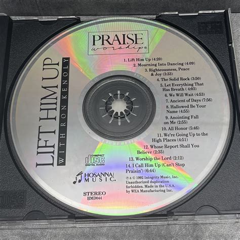 Ron Kenoly - Lift Him Up (CD, 1992) Hosanna Integrity - Praise Worship ...