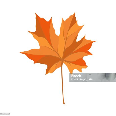 Autumn Maple Leaf Stock Illustration - Download Image Now - Abstract, Art, Autumn - iStock