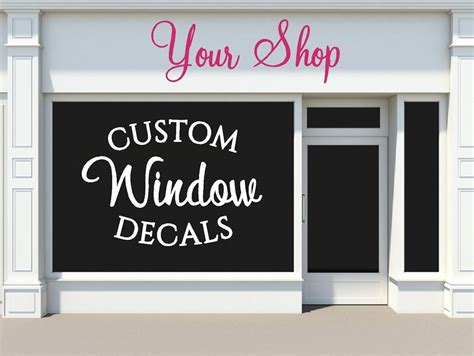 Custom Storefront Window Decals Business by CreativeExpressionsz