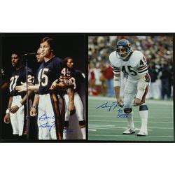 Lot of (2) Gary Fencik Signed Chicago Bears 8x10 Photos Inscribed "SB ...