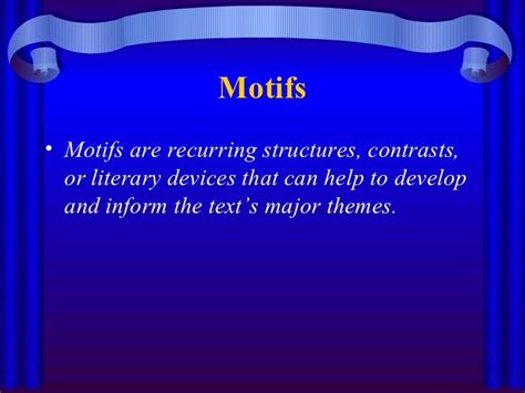 😀 Motif definition literature. Motif Examples and Definition. 2019-01-15